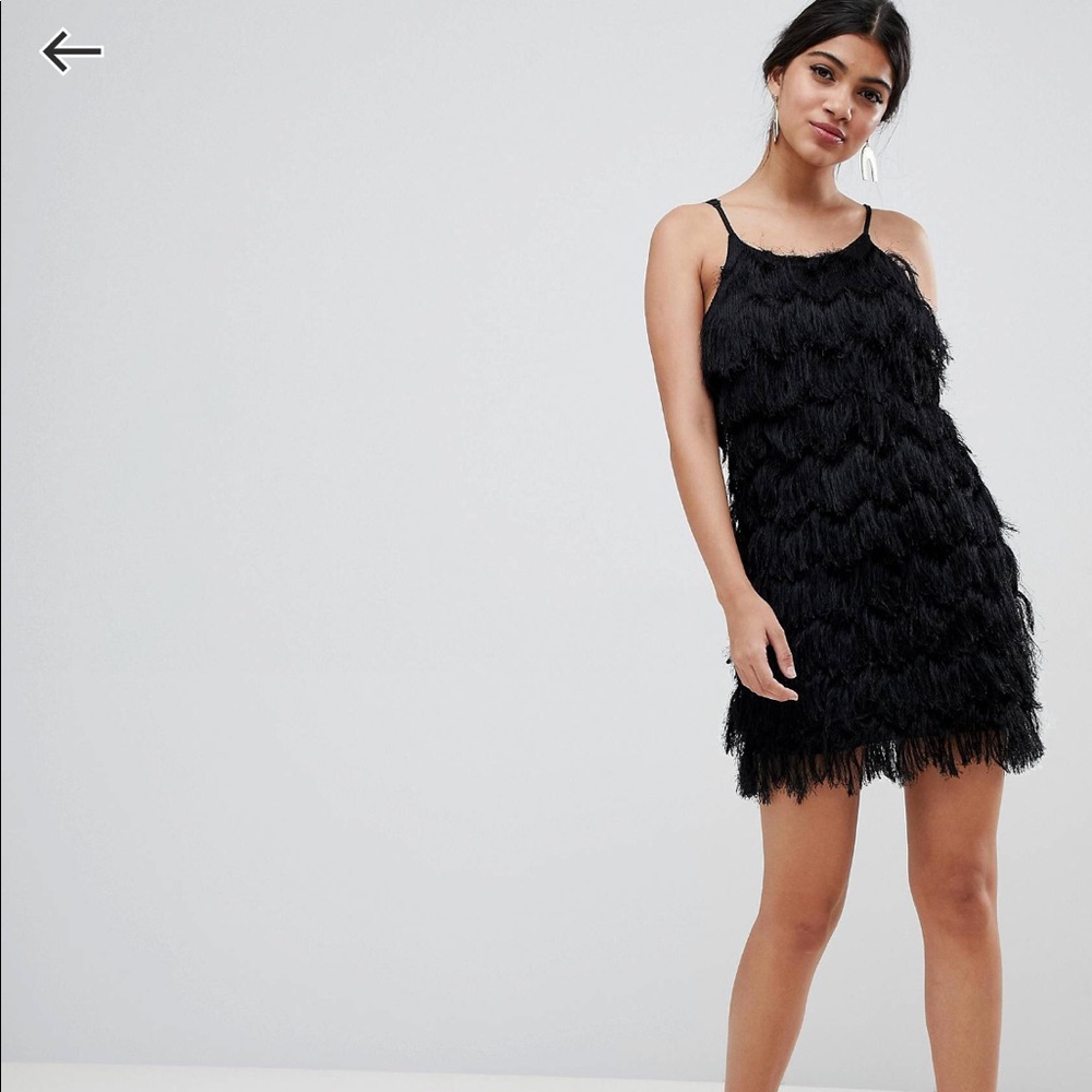 Glamorous tinsel cami dress by asos.